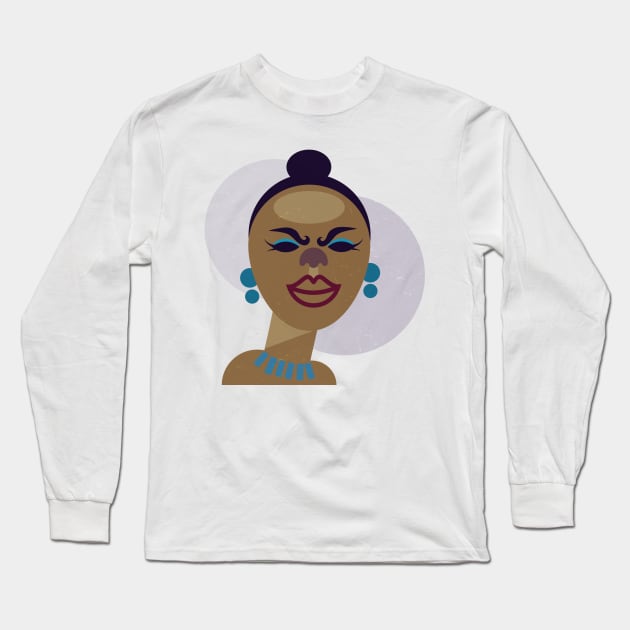 Nina Long Sleeve T-Shirt by Beni-Shoga-Ink